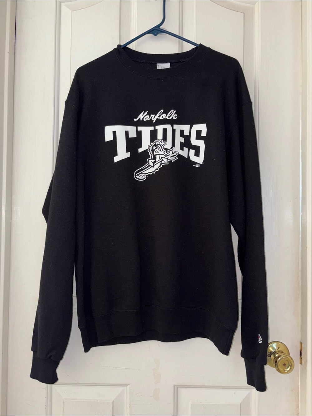 Norfolk Tides Black Crewneck Sweatshirt